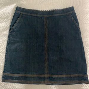 Boden Denim A-Line skirt